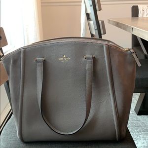 Grey Kate Spade purse